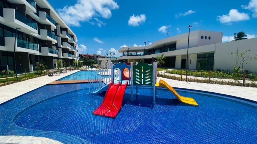 Porto De Galinhas- Flat Terreo Frente Piscinas- Muro Alto Apartamento *