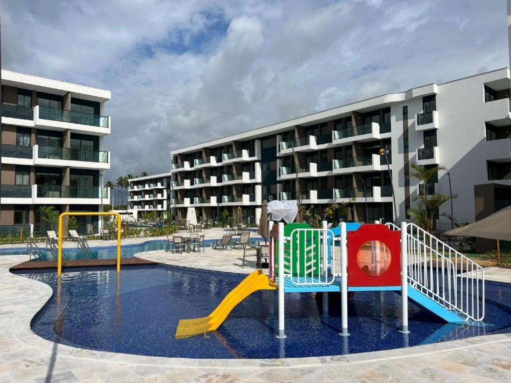 Porto De Galinhas- Flat Terreo Frente Piscinas- Muro Alto Apartamento *